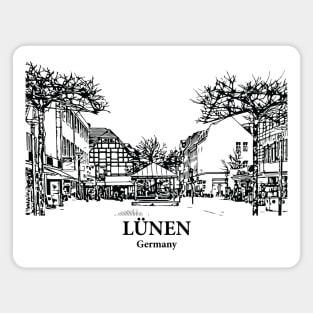 Lünen - Germany Magnet